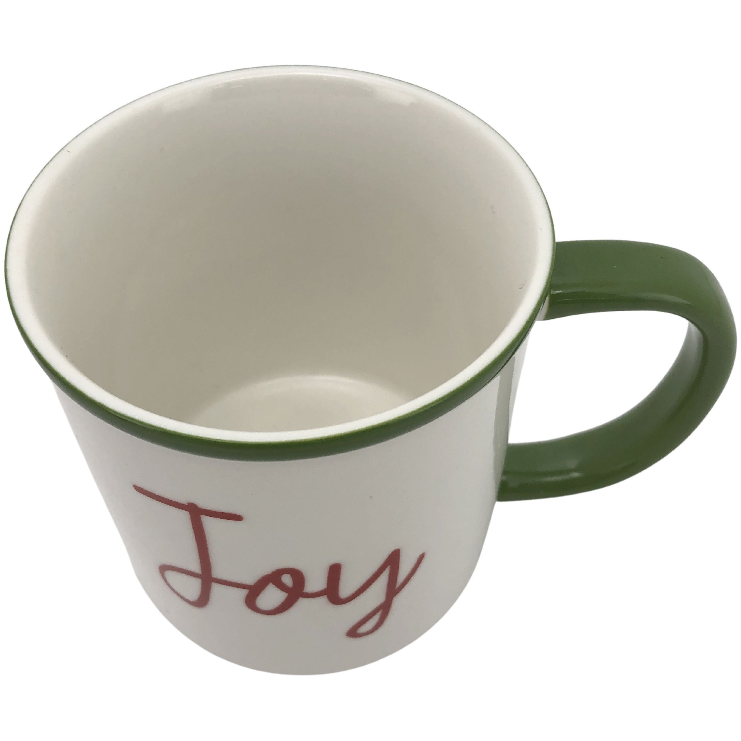 Holiday Christmas Coffee Mugs / Ceramic / Coffee Cup / "Joy" / "Holly Jolly" /"Let It Snow" / "Merry Christmas"