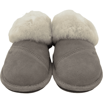 NukNuuk Women's Slippers: Leather: Light Mauve: Size 8