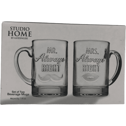 Studio Home Coffee Mug Set: Set of 2 ** Deals