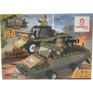 Loongon Army Tank Building Set: 150 pieces