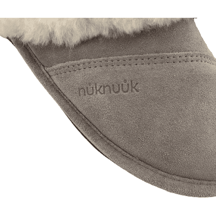 NukNuuk Women's Slippers: Leather: Light Mauve: Size 8