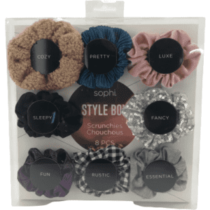 Sophi Scrunchies Style Box / 8 Scrunchies / Gift Box