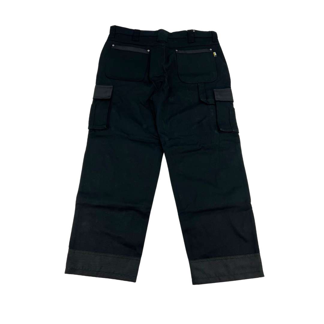 Holmes Workwear Men's Black Work Pants 01