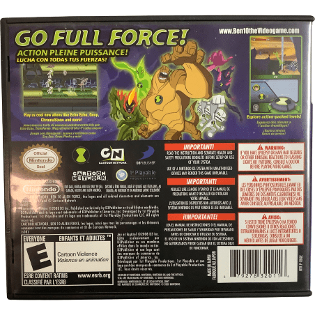 Nintendo DS "Ben 10 Alien Force" Game: Video Game: Opened