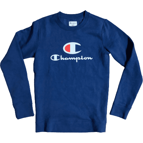 Champion Boy's Crewneck Sweater: Blue / Size XL (no tags)