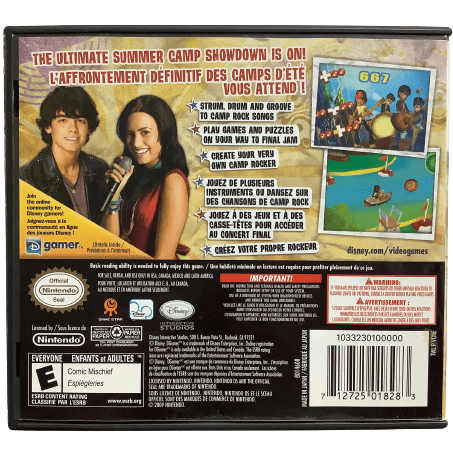 Nintendo DS "Camp Rock: The Final Jam" Game: Video Game: Opened