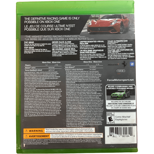 Xbox One "Forza 5" Game: Video Game: Opened