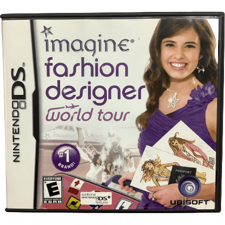 Nintendo DS "Imagine Fashion Designer: World Tour" Game: Video Game: Opened