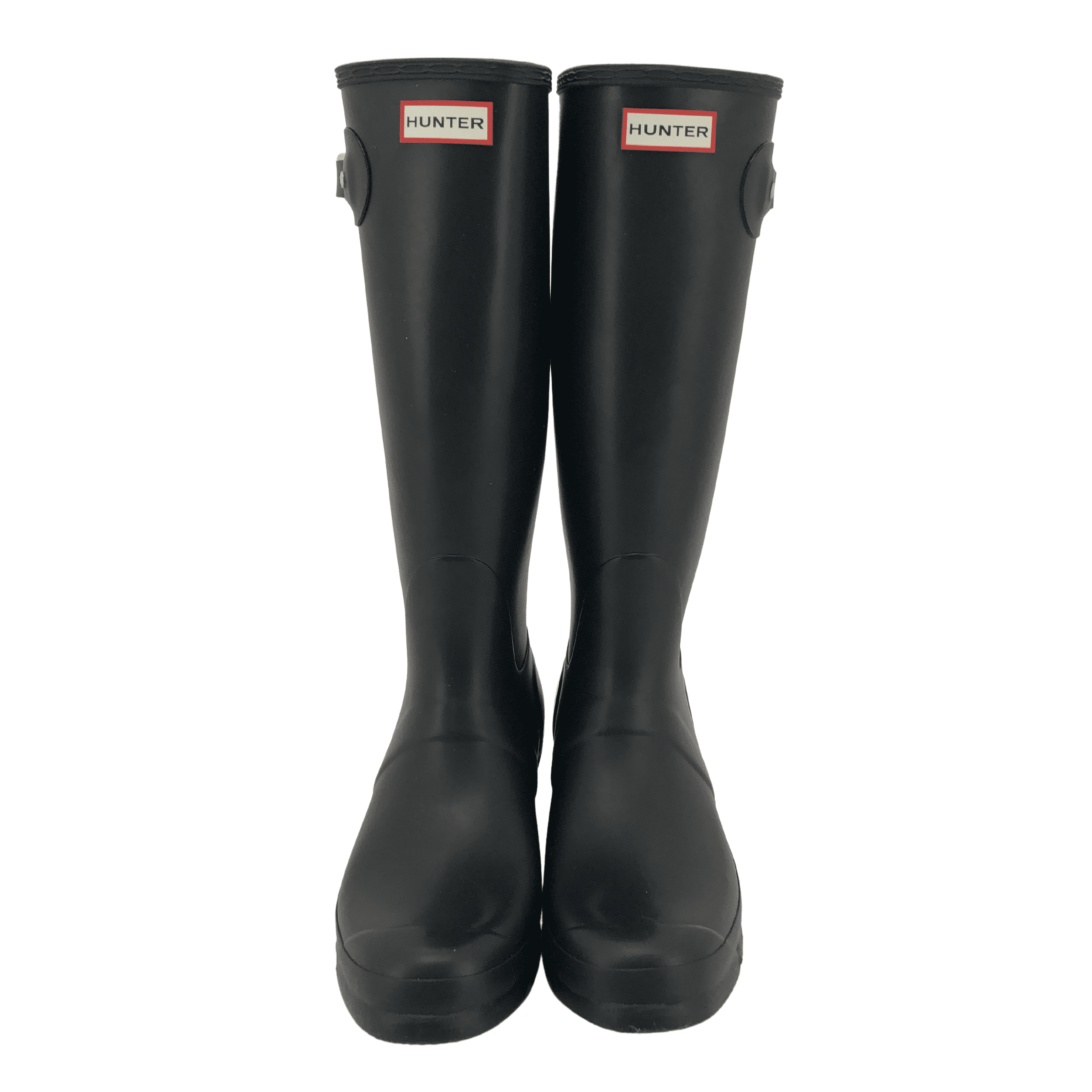 Hunter Wellington Womens Rain Boots / Original Tall / Black / US 11