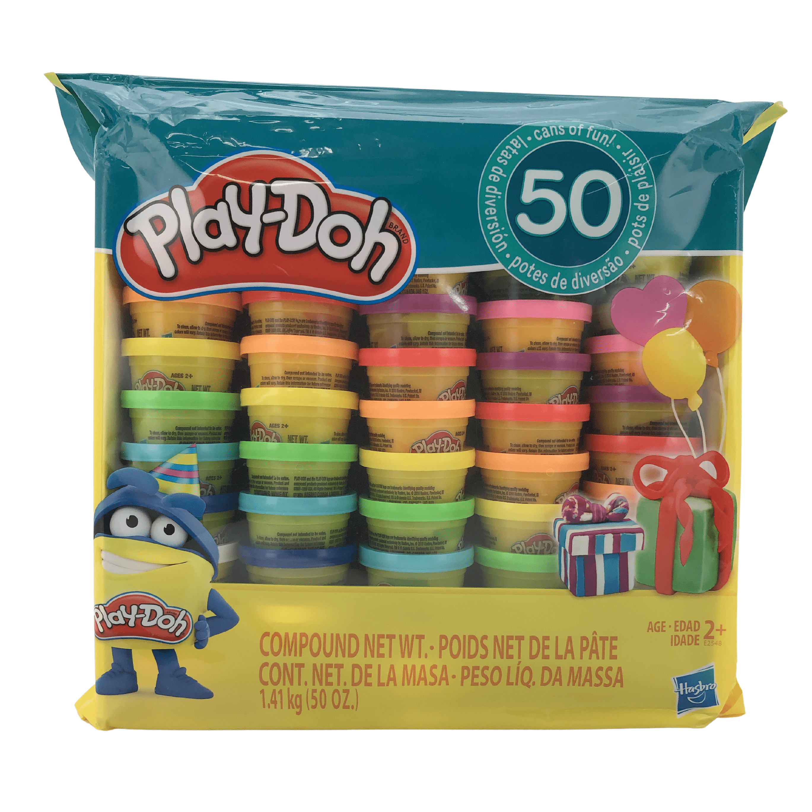 Hasbro Paly-Doh 50 Mini Canister Set / Multicoloured