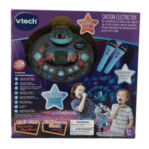 Vtech Karaoke Machine / Kidi Star / Light and Sound / 2 Mics / English Version **DEALS**