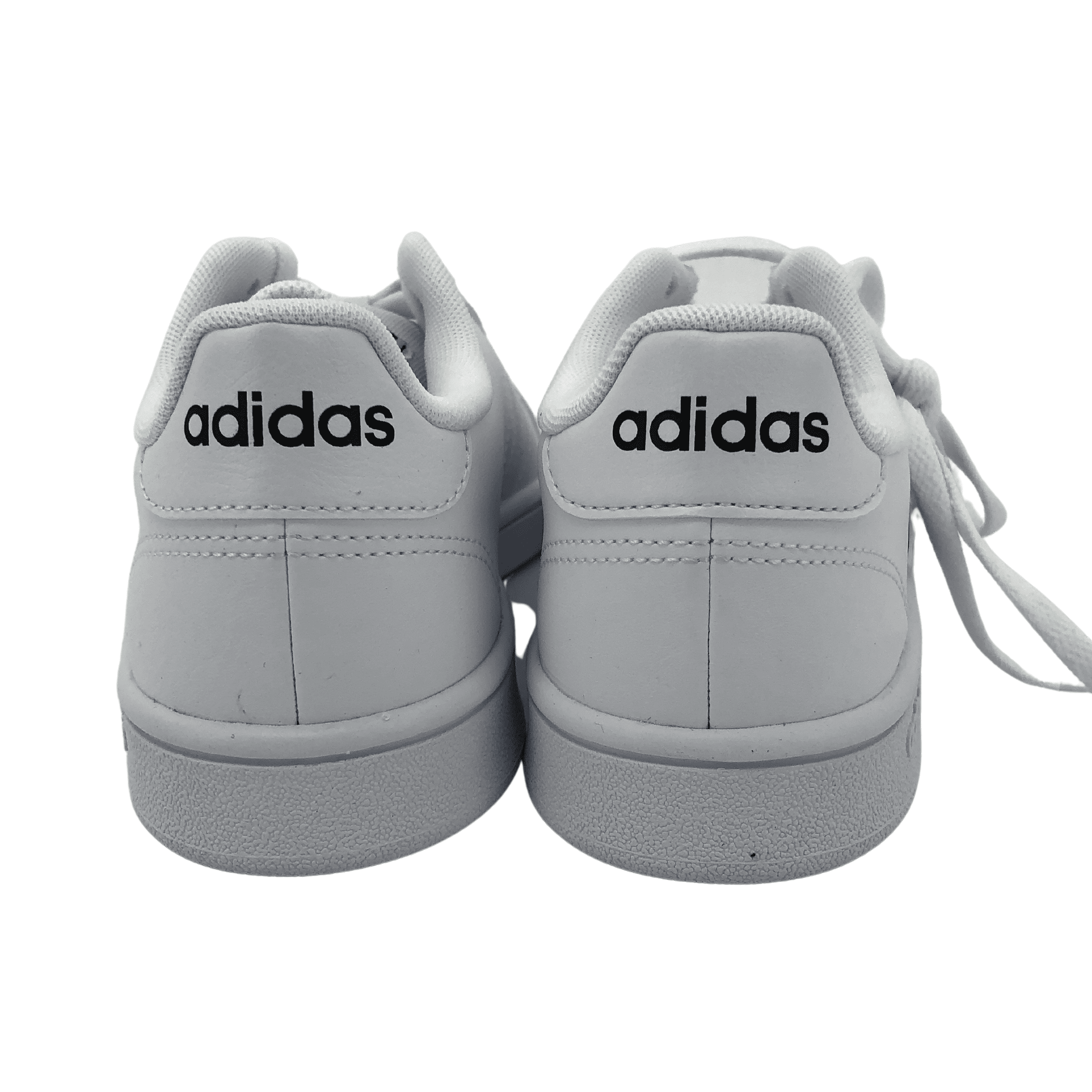 Adidas Women's Sneaker / Grand Court Base / White w/ Classic Black Stripes / Size 6