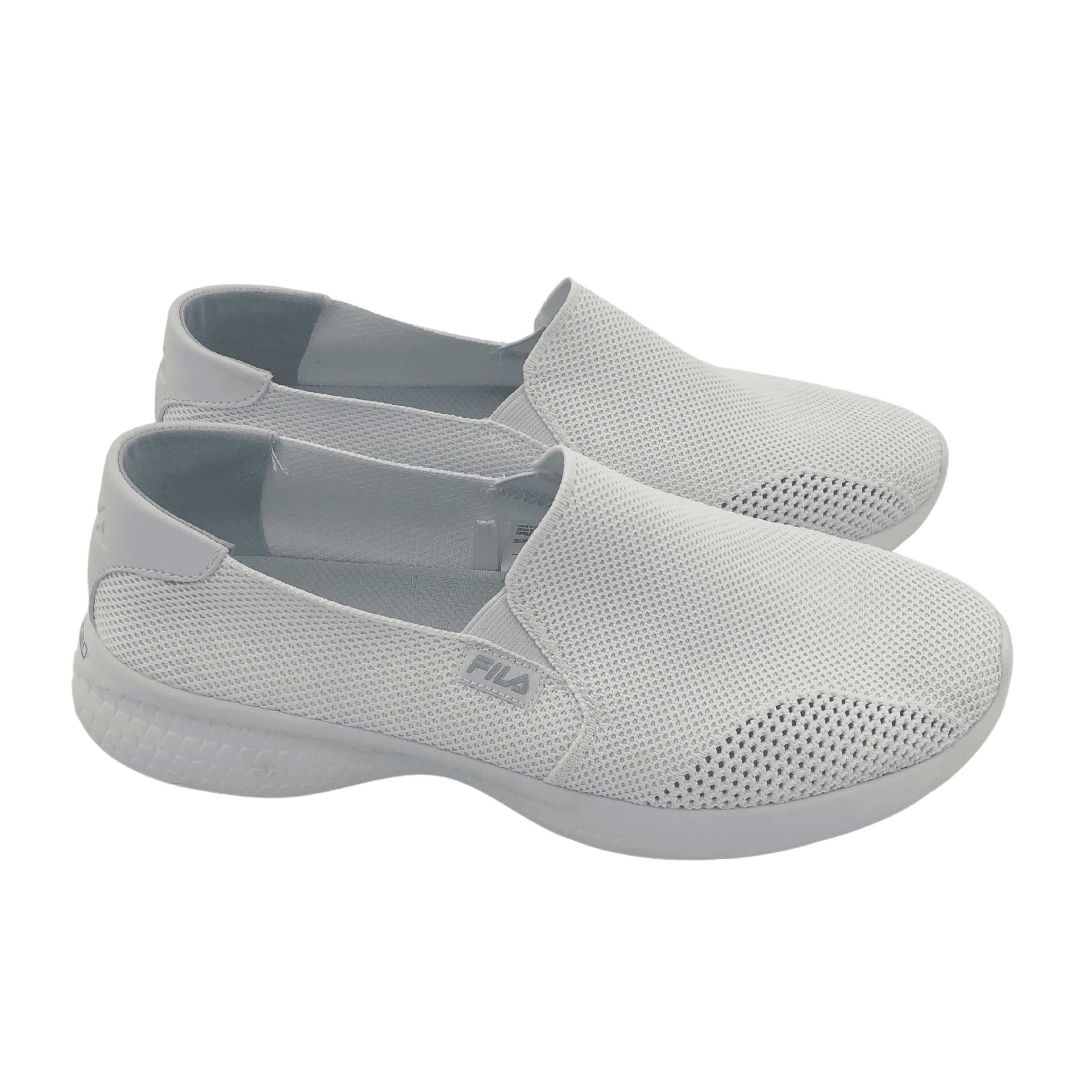 Fila Women's Slip-on Shoes / Mallorca / Energized insoles / Size: 11 / White