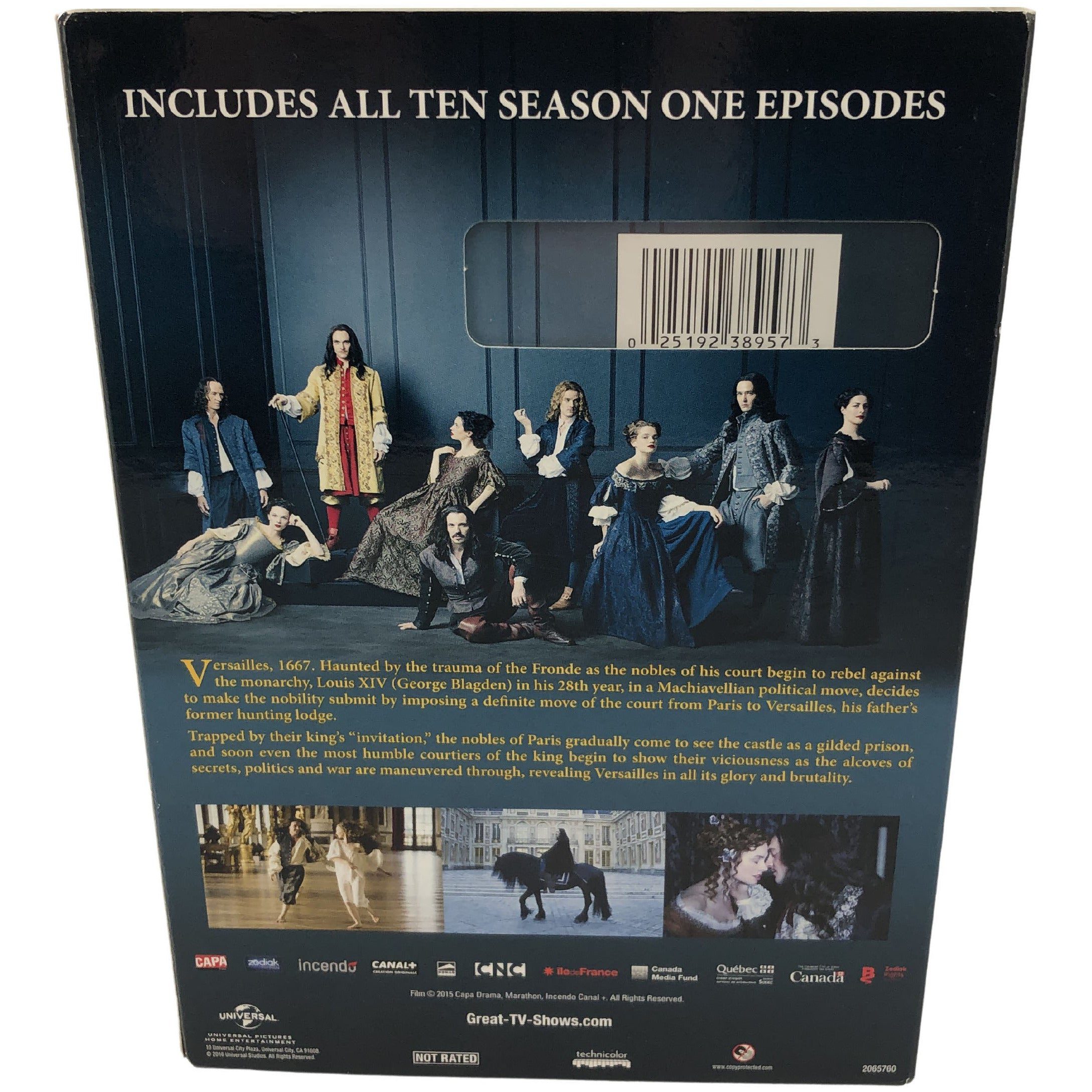 Versailles Season One DVD / Complete First Season **English Version