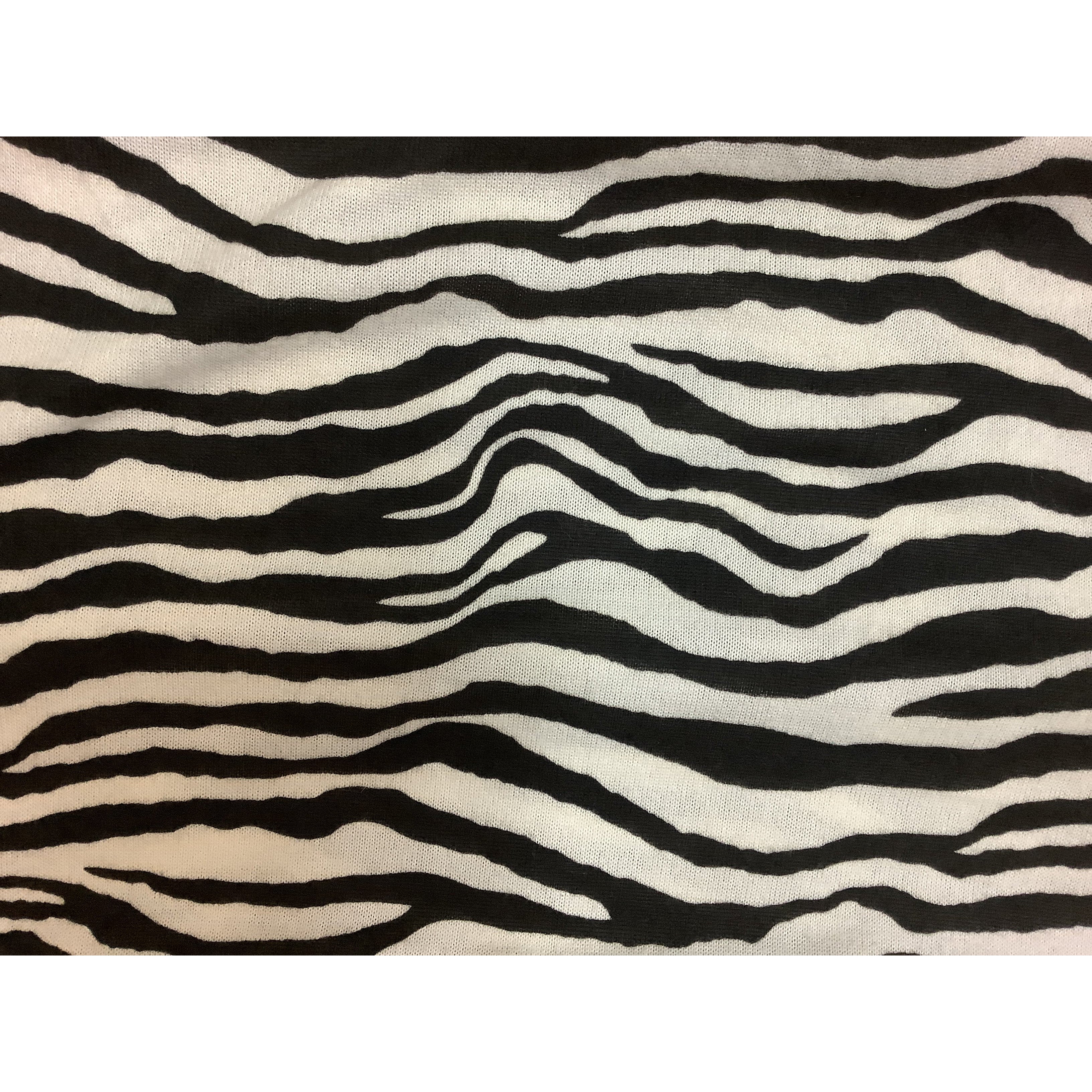 Women's Infinity Scarf: Zebra Pattern (no tags)