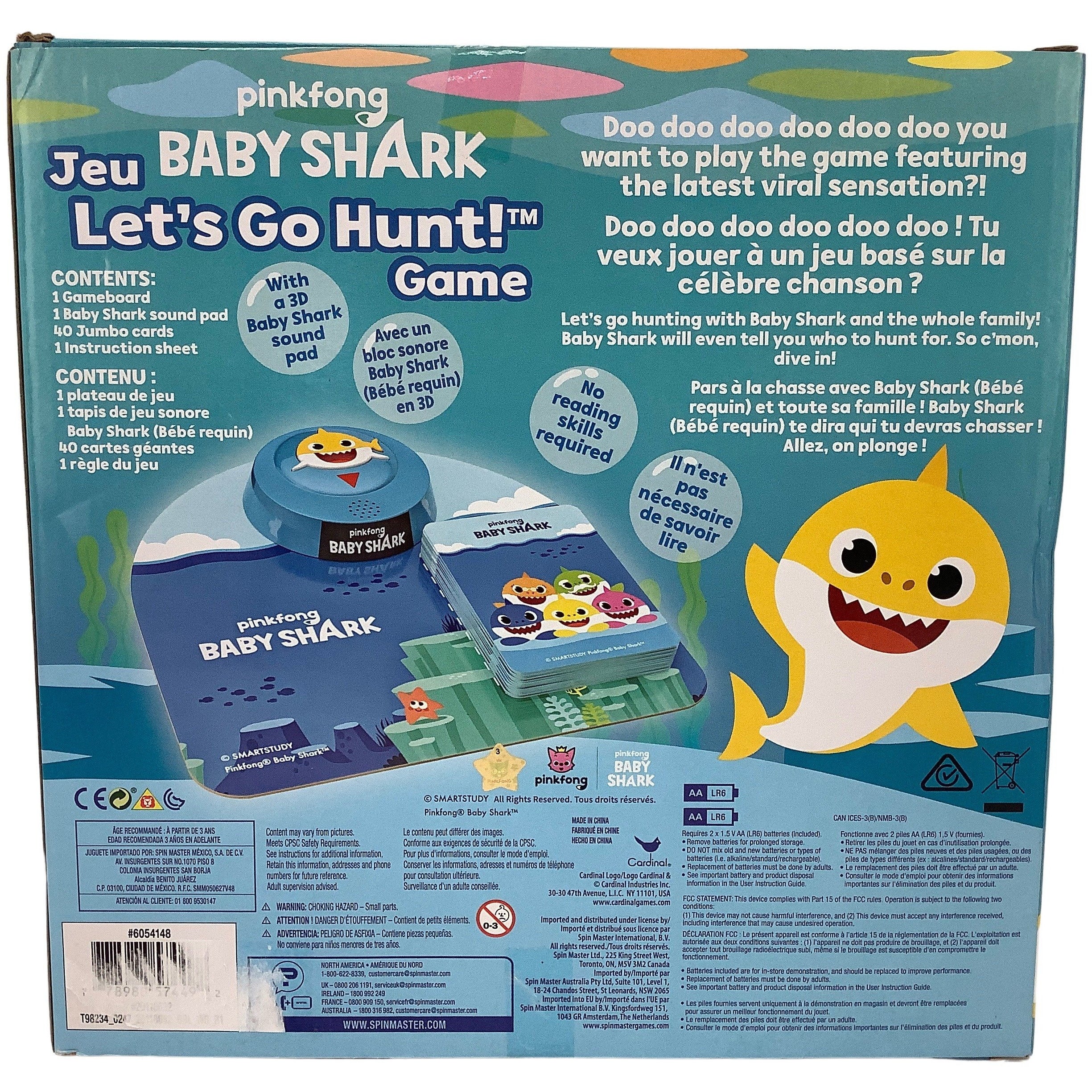 Baby Shark Let's Go Hunt Board Game: Music **DEALS**
