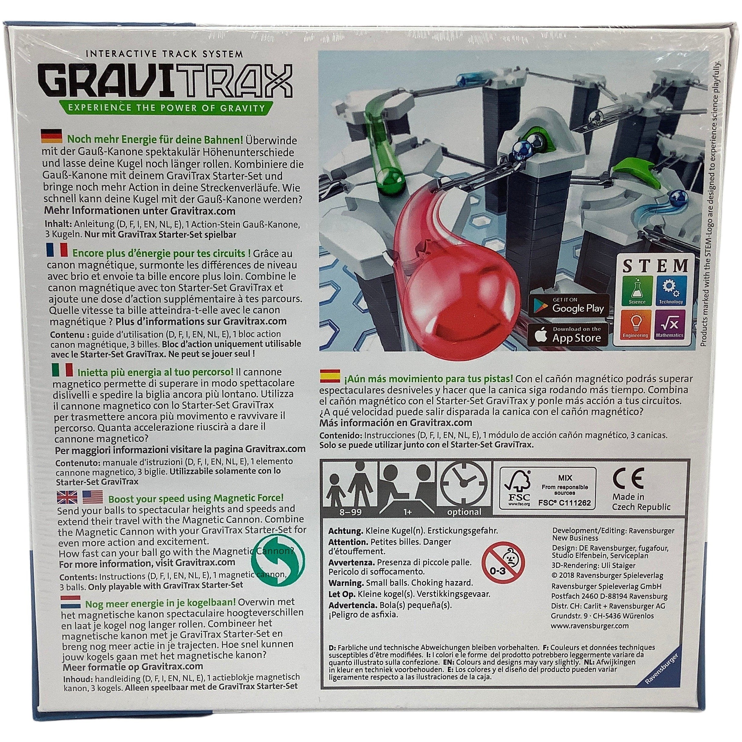 Ravensburger GraviTrax Interactive Track System: Magnetic Cannon