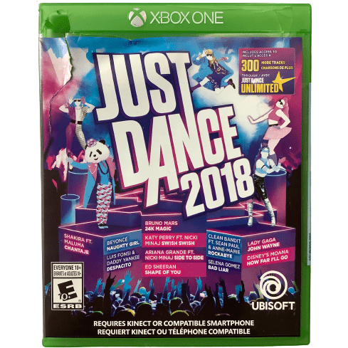 Xbox One "Just Dance 2018" Game: Video Game: Opened