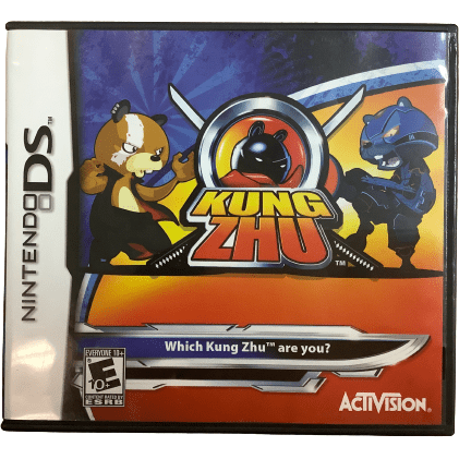 Nintendo DS "Kung Zhu" Game: Video Game: Opened