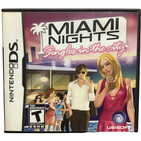 Nintendo DS "Miami Nights: Singles in The City" Game: Video Game: Opened