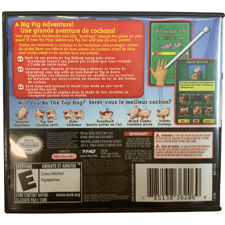 Nintendo DS "Pass The Pigs" Game: Video Game: Opened