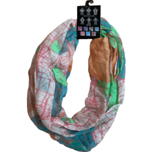 Women's Fashion Scarf: Multicolour Pattern: Infinity Scarf