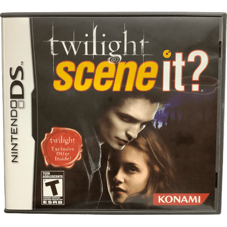 Nintendo DS "Twilight: Scene It" Game: Video Game: Opened