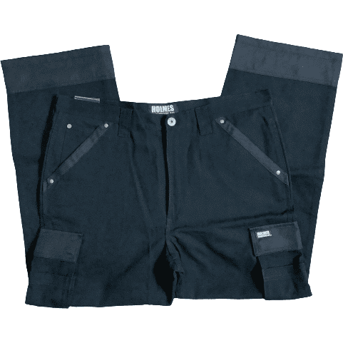 Holmes Workwear Men's Pants: Work Pants: Black: Size 36x30