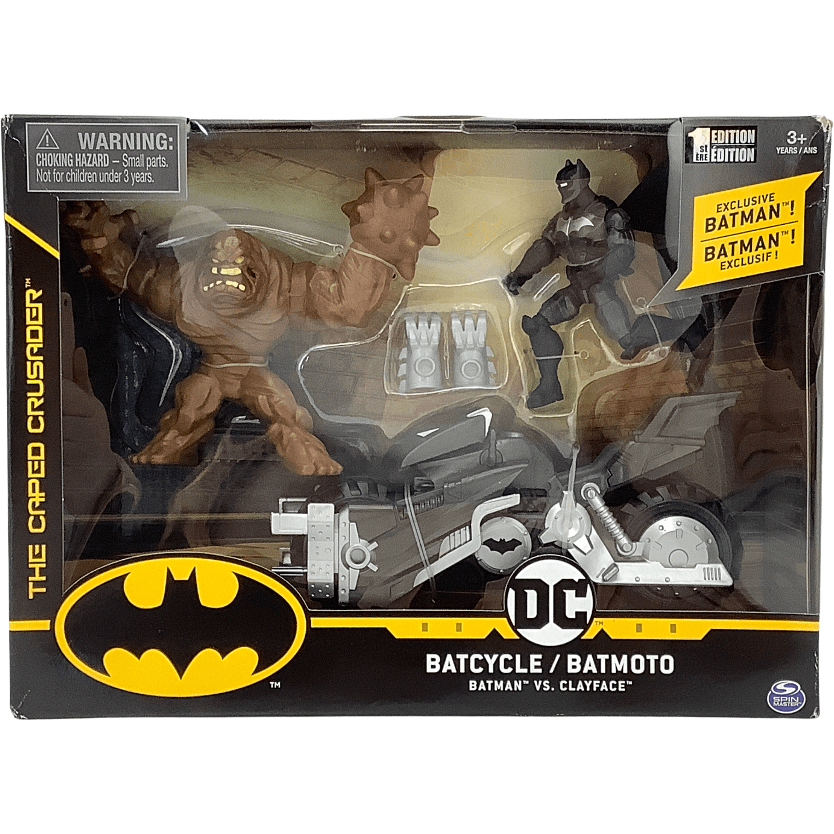 DC Comics The Caped Crusader Play Set / Batman vs Clayface with Batcycle –  CanadaWide Liquidations