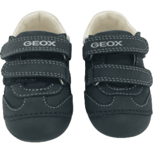 Geox Infant Shoes: Hook & Loop / Navy & White / Various Sizes