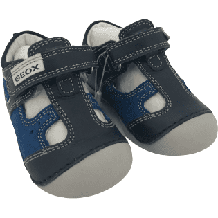 Geox Baby Sandals: Hook & Loop Fasteners / Blue / Size 4