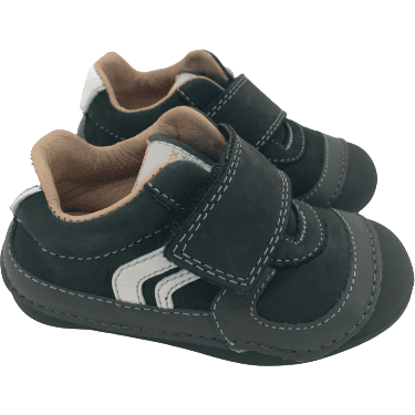 Geox Baby Shoes: Hook & Loop/ Dark Grey/ Size 4.5