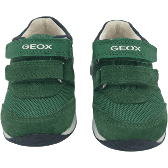 Geox Baby Shoes: Hook & Loop/ Green/ Size 4