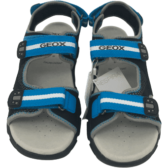 Geox Boy's Sandals: Hook & Loop/ Blue/ Size 5