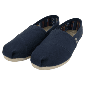 Toms Women's Canvas Shoes: Slip On: Navy Blue: Size 6.5