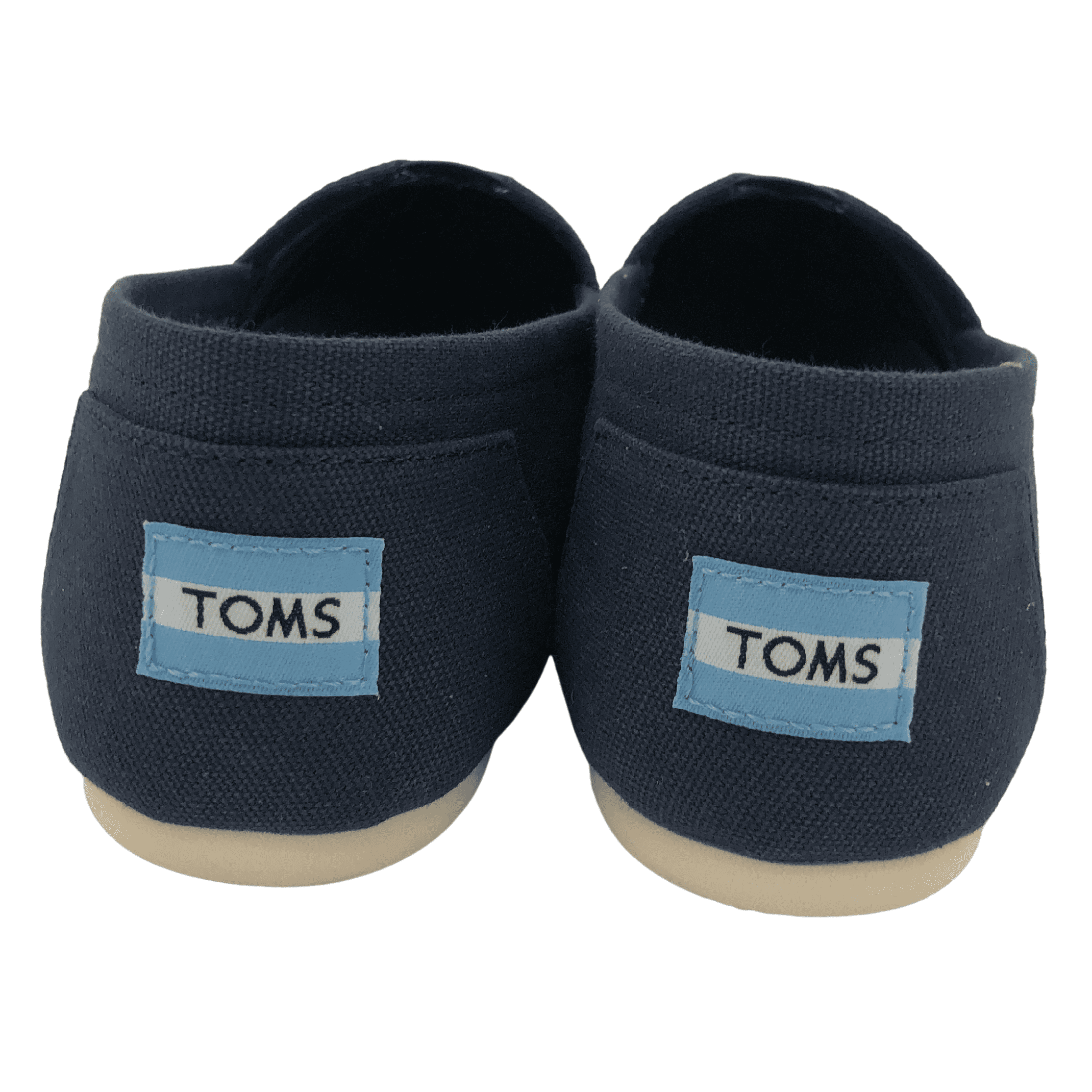 Toms Women's Canvas Shoes: Slip On: Navy Blue: Size 6.5