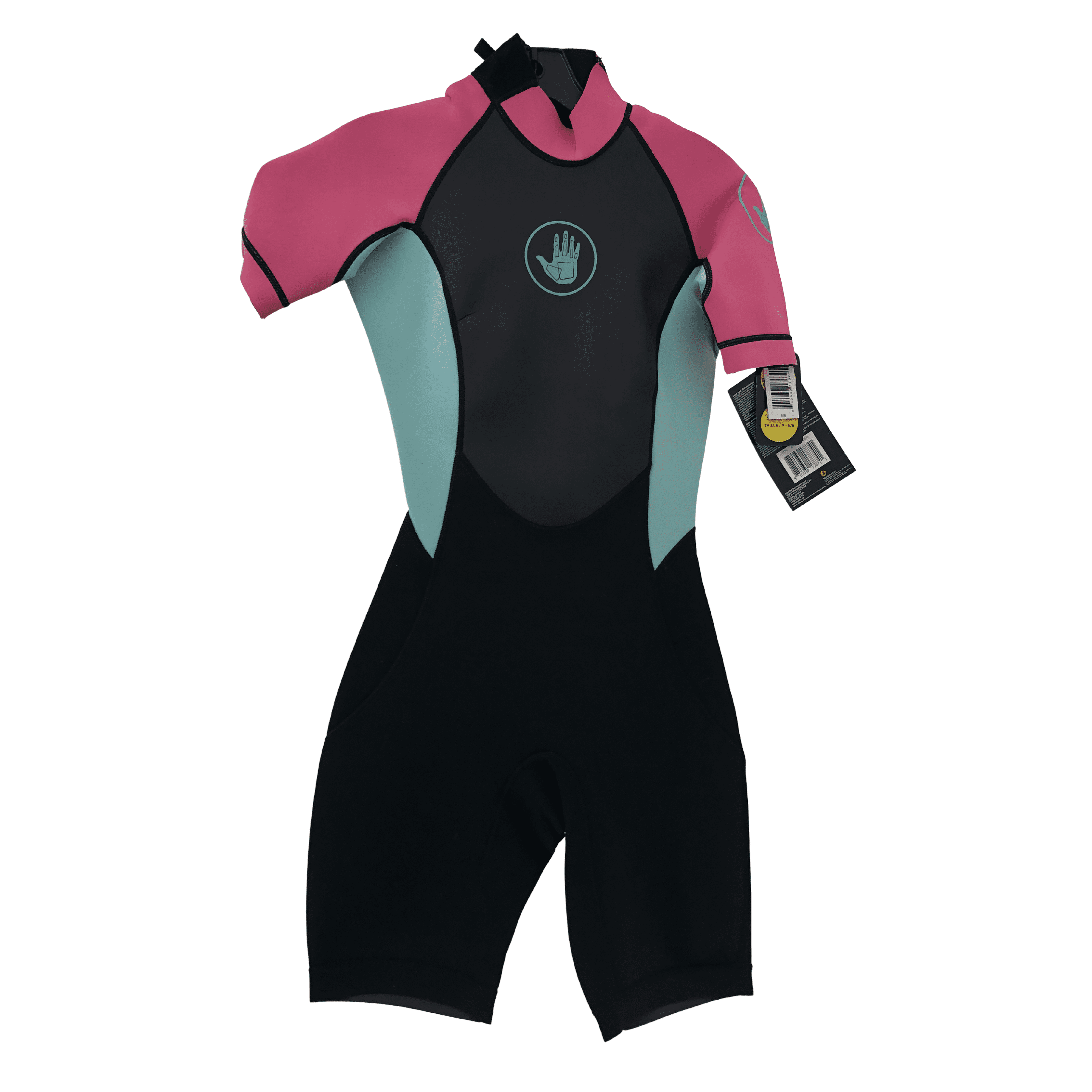 Body Glove Women's Wetsuit / Springsuit / Size: Small 5/6 / Black/Pink