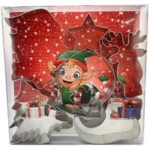 Holiday Cookie Cutter Set: 7 Piece Set: Christmas Cookie Cutters **DEALS**