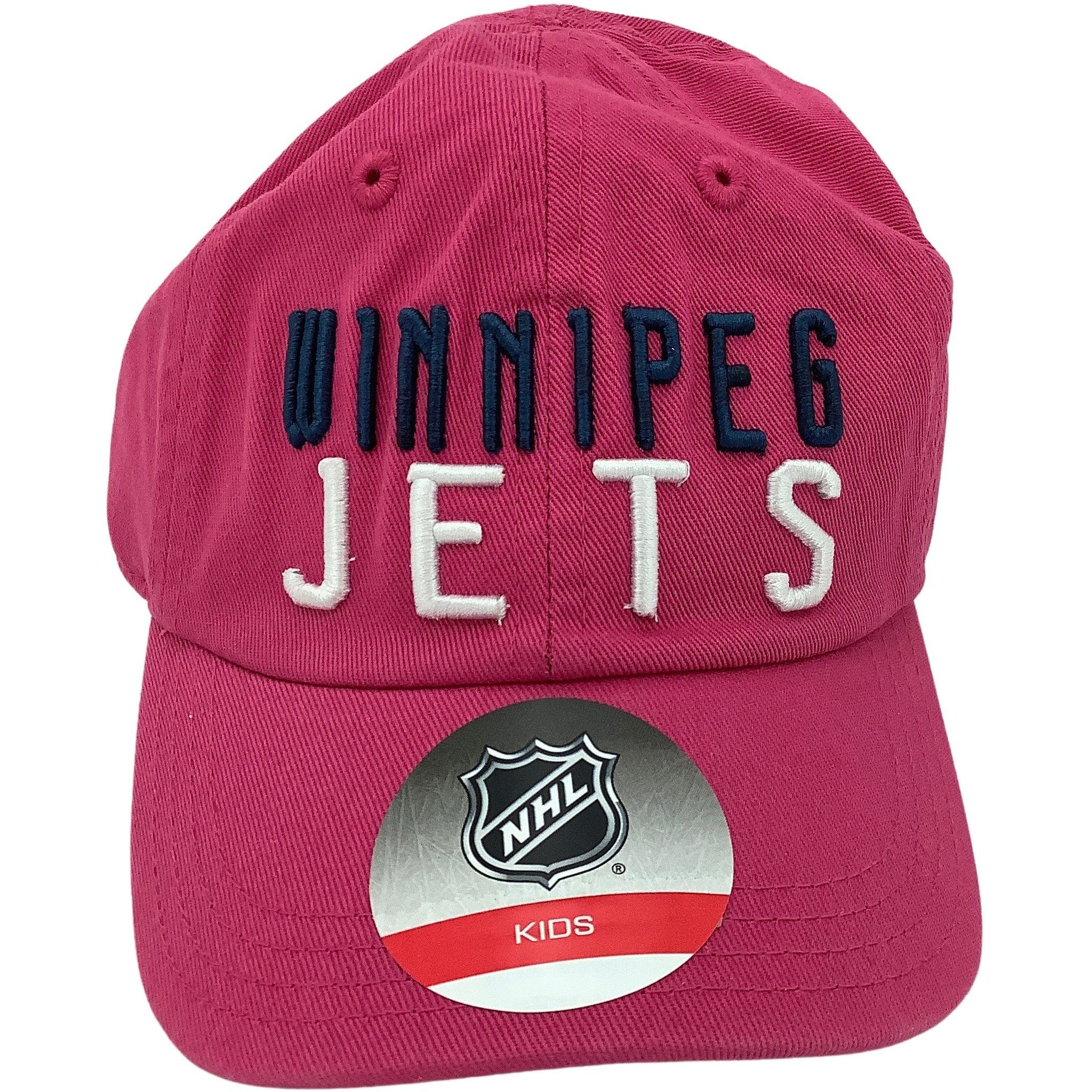 Winnipeg Jets Kids Baseball Cap: My First Cap: Pink