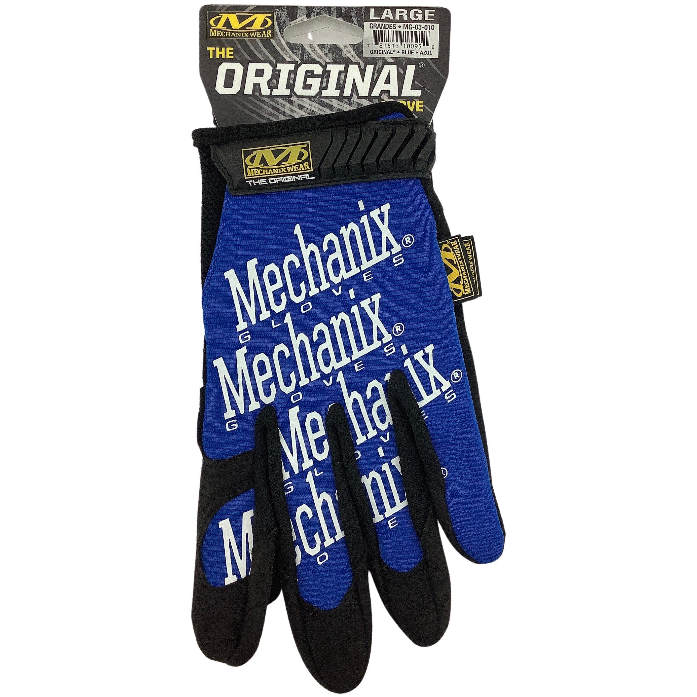 The Original Mechanix Gloves: Blue and Black: Size L