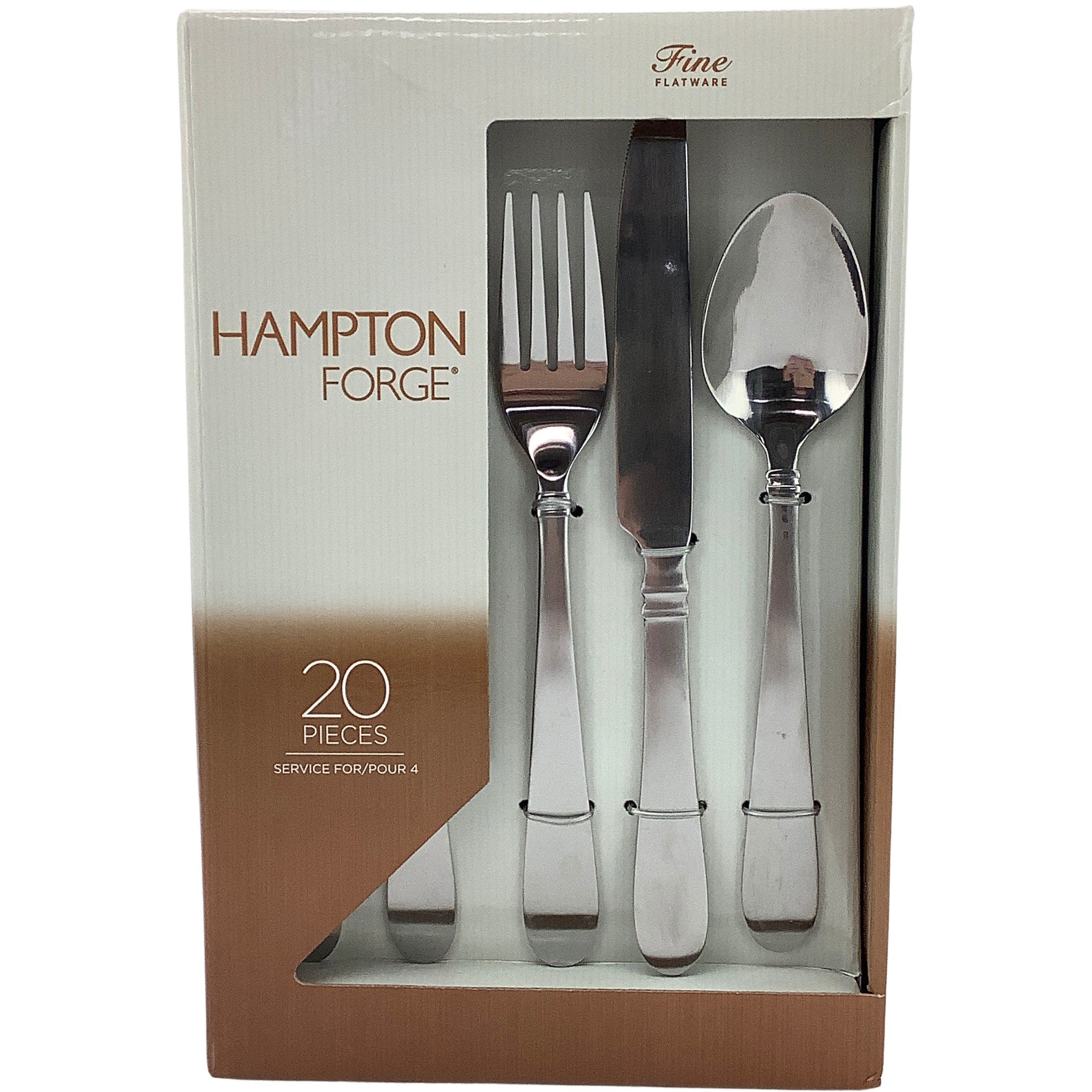Hampton Forge 20 Piece Cutlery Set: Stainless Steel
