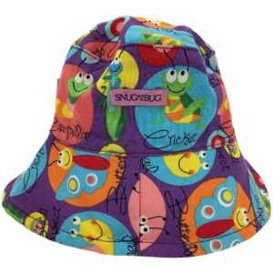 Snug As A Bug Children's Bucket Hat: Insects: Purple
