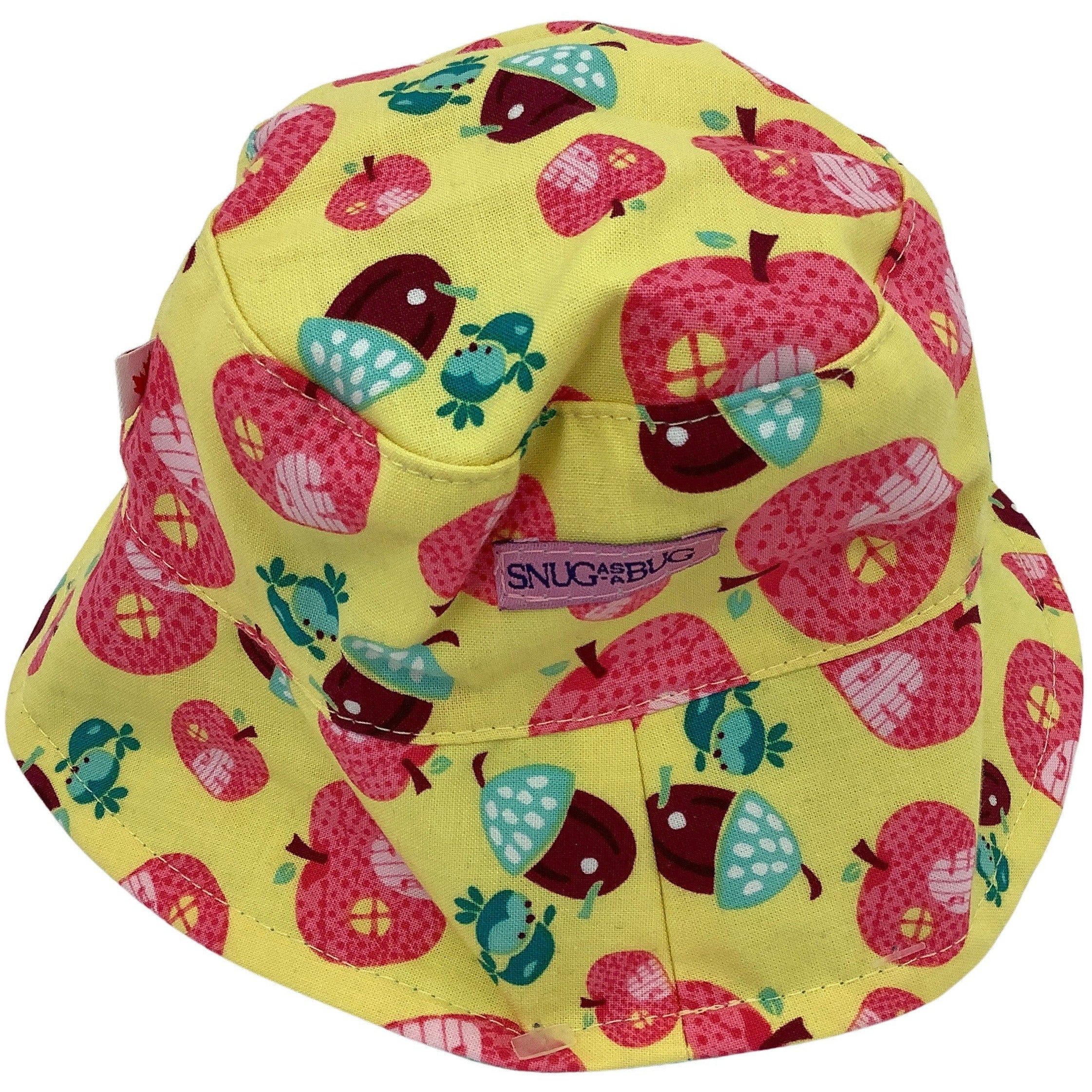 Snug As A Bug Children's Bucket Hat: Flowers: Yellow
