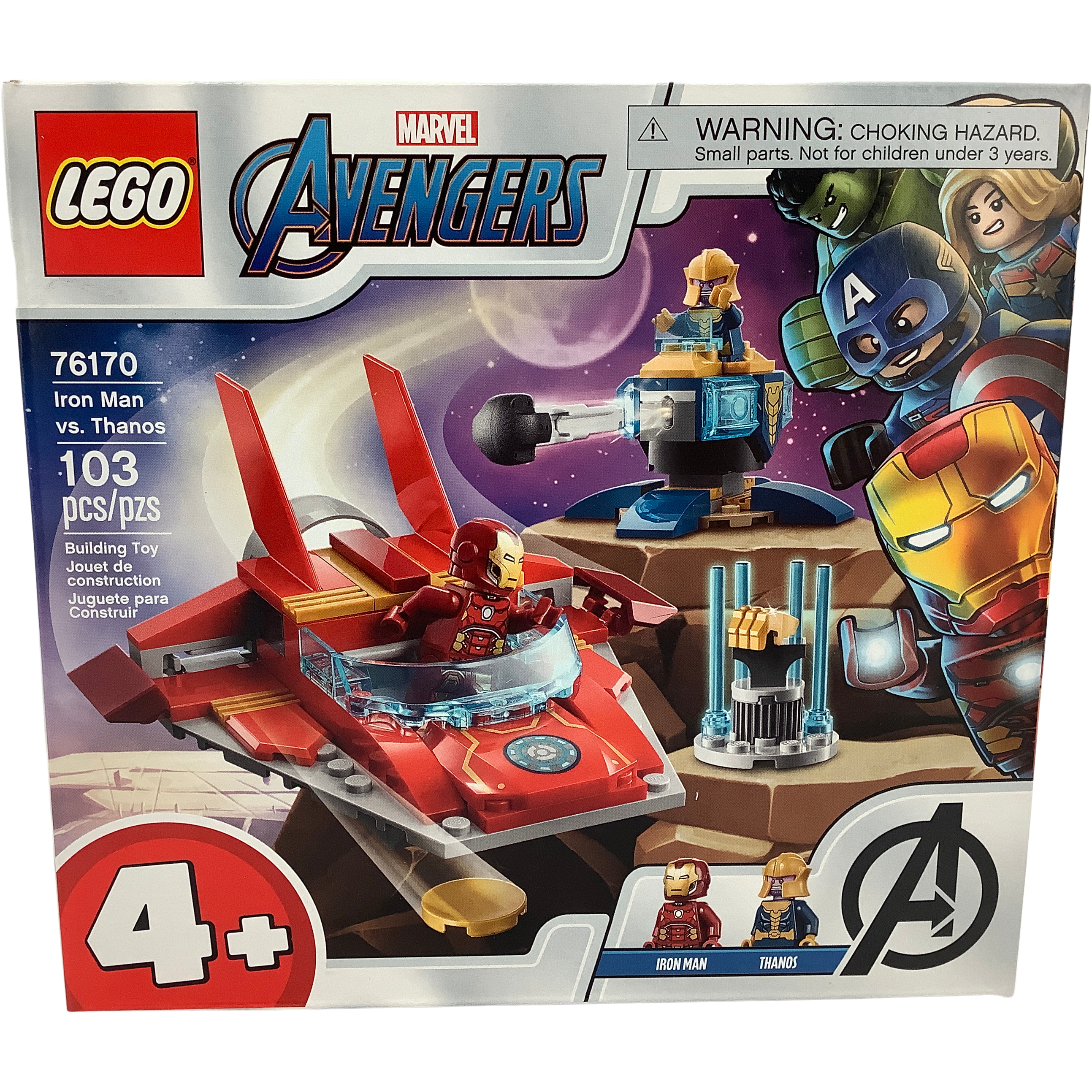 Lego Marvel Avengers Building Set / Iron Man vs Thanos / 76170 / 103 Pieces / Action Toy **DEALS**
