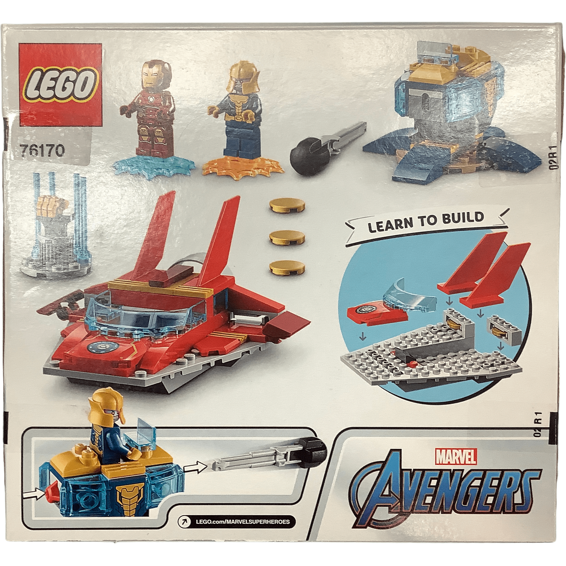 Lego Marvel Avengers Building Set / Iron Man vs Thanos / 76170 / 103 Pieces / Action Toy **DEALS**