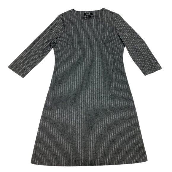 Rachel Roy Women's Dress / 3/4 Length Sleeve / Grey with Vertical Stripes / Various Sizes
