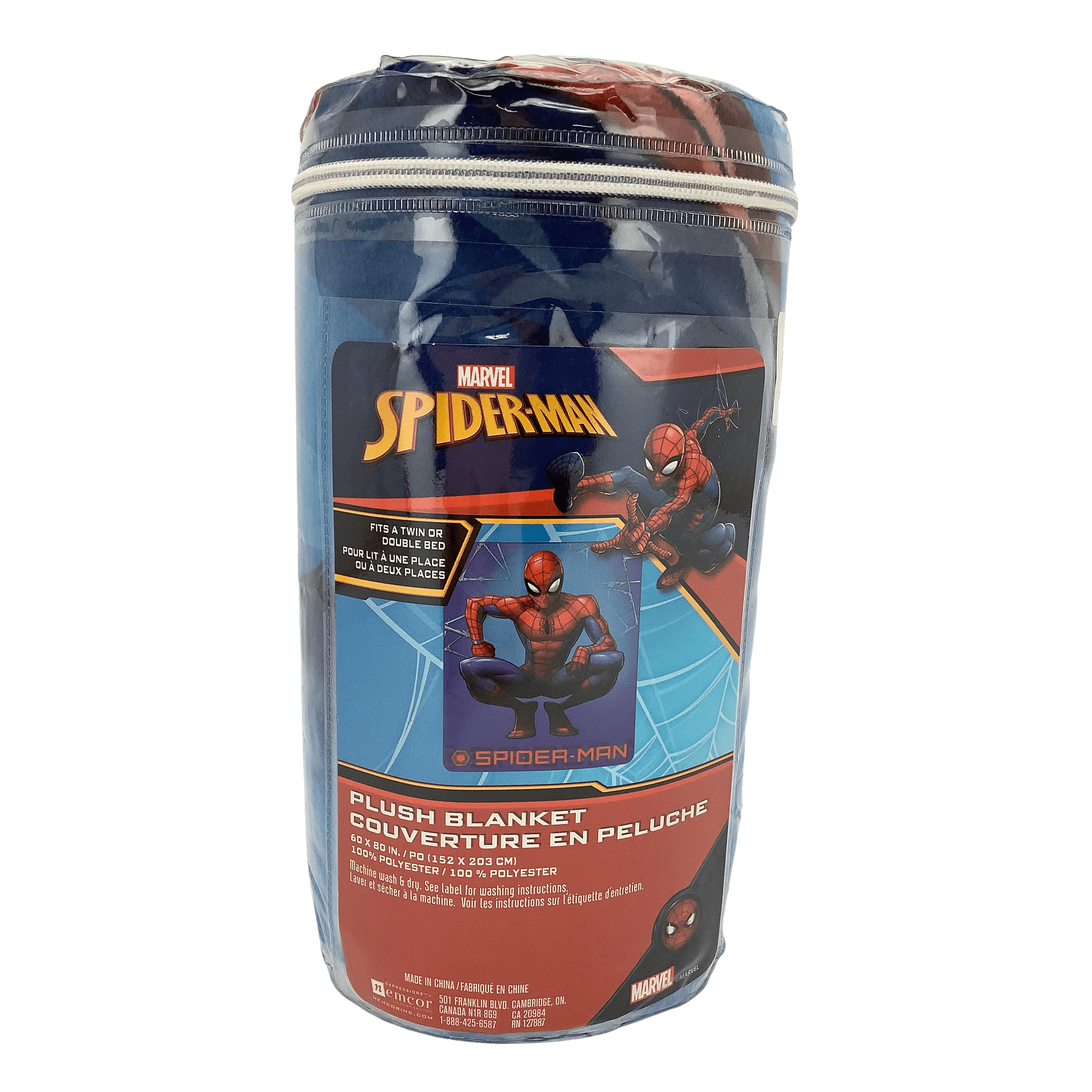 Marvel Spider-Man Plush Throw / Kid's Blanket / Children's Bedding