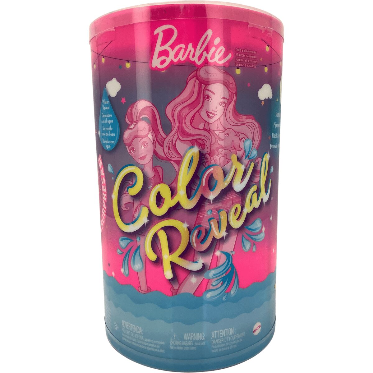 Barbie colour reveal tub