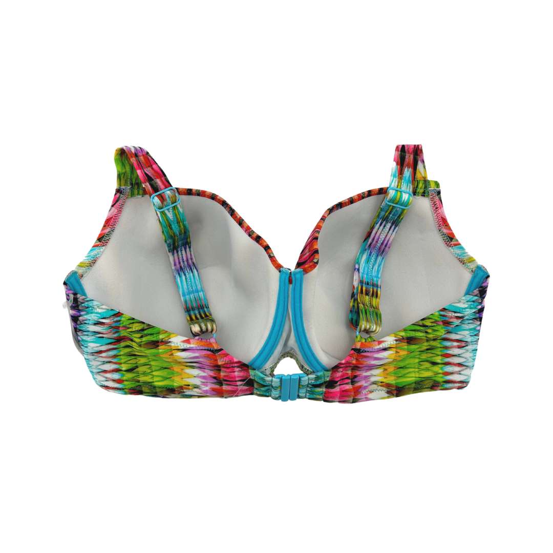 Lidea Women's Multicolour Bathing Suit Top : Aruba Bikini Top2