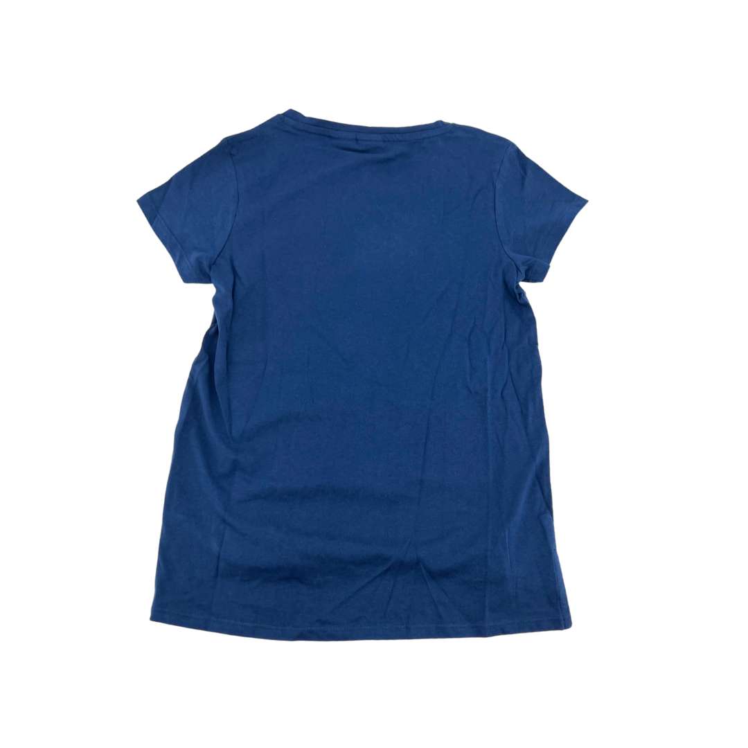 Mabguun Girl's Navy Rainboe T-Shirt 01